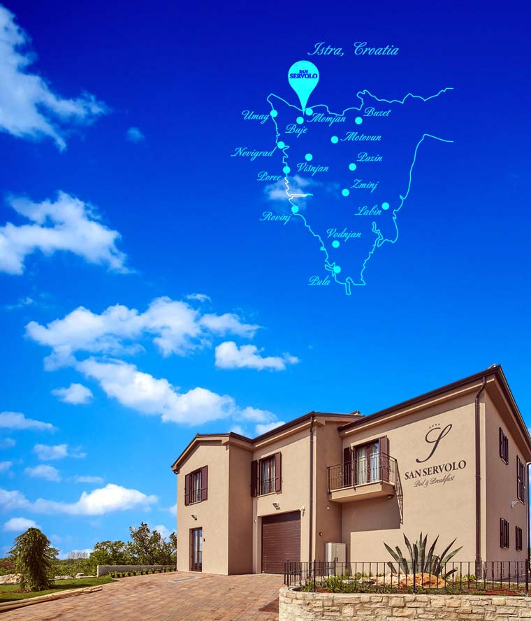 Apartmani Bed & Breakfast San Servolo Buje - Istra