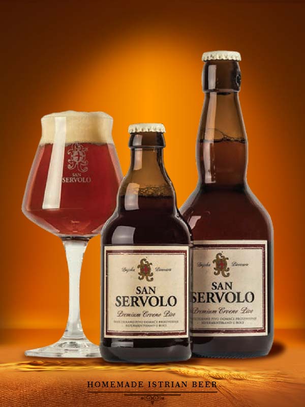 Premium crveno pivo San Servolo