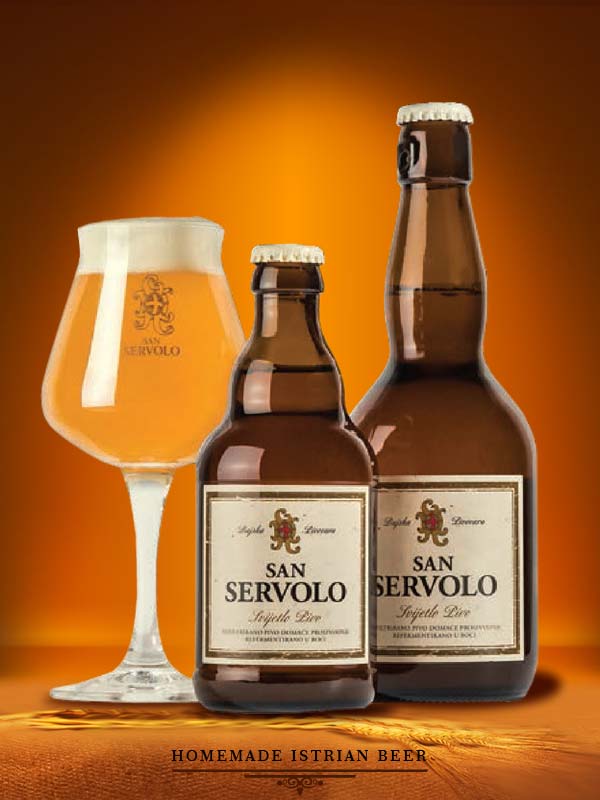 Lager pivo svijetlo Bujska pivovara San Servolo